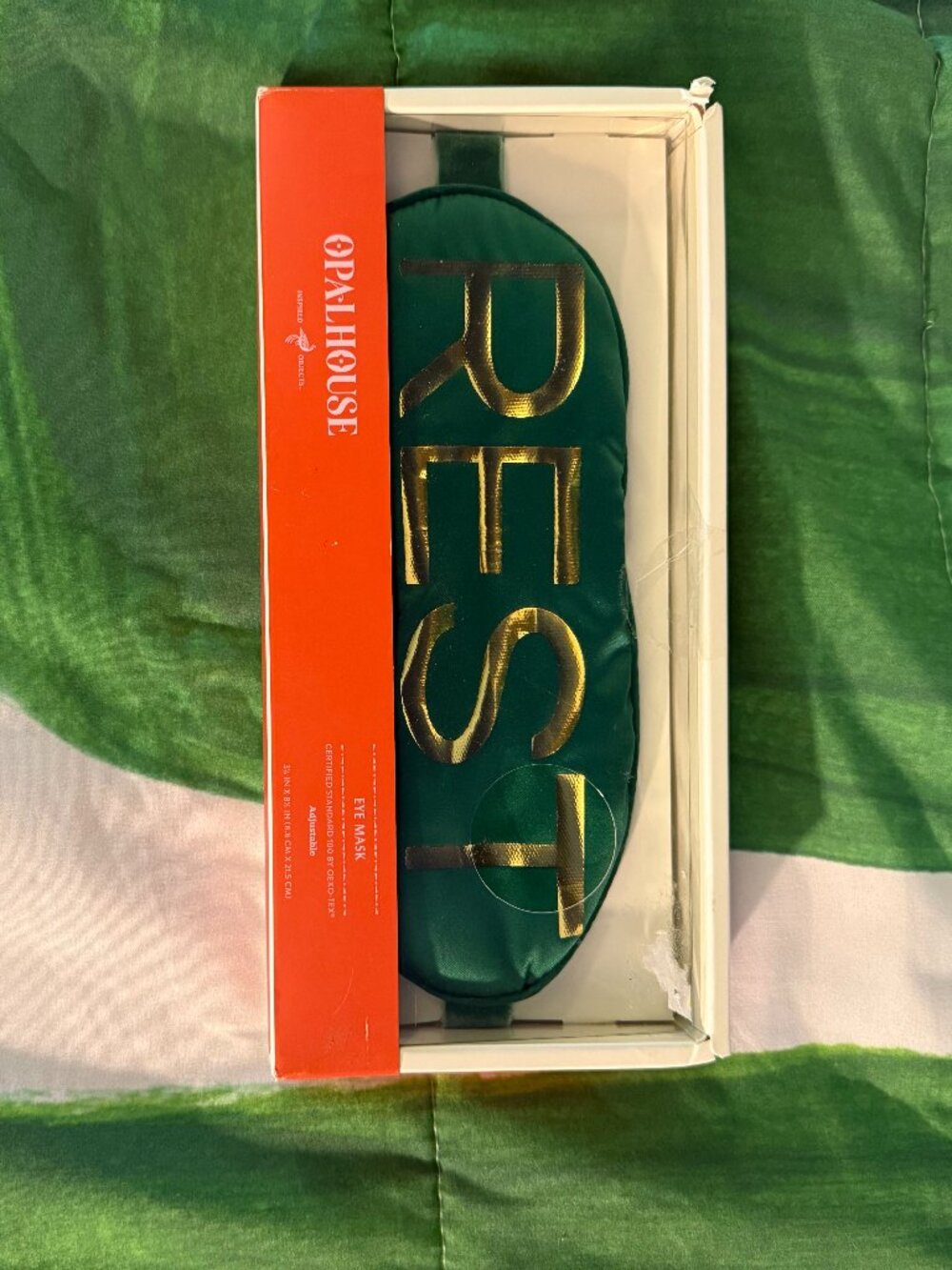 New in Box - Opalhouse - Rest - Hunter Green - Eye Mask